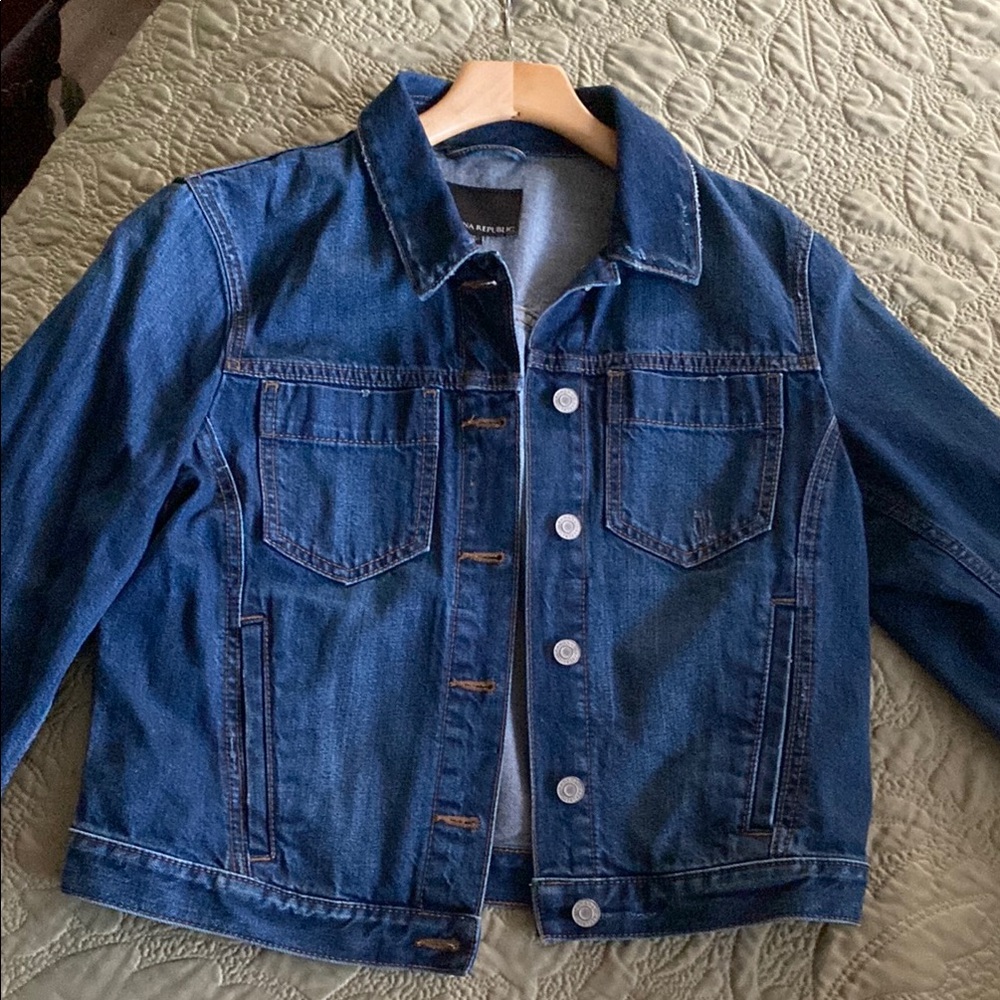 Banana Republic Dark Blue Denim Jacket